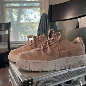Nike Air Force 1 AF1 Pixel Beige Pink White CK6649-200